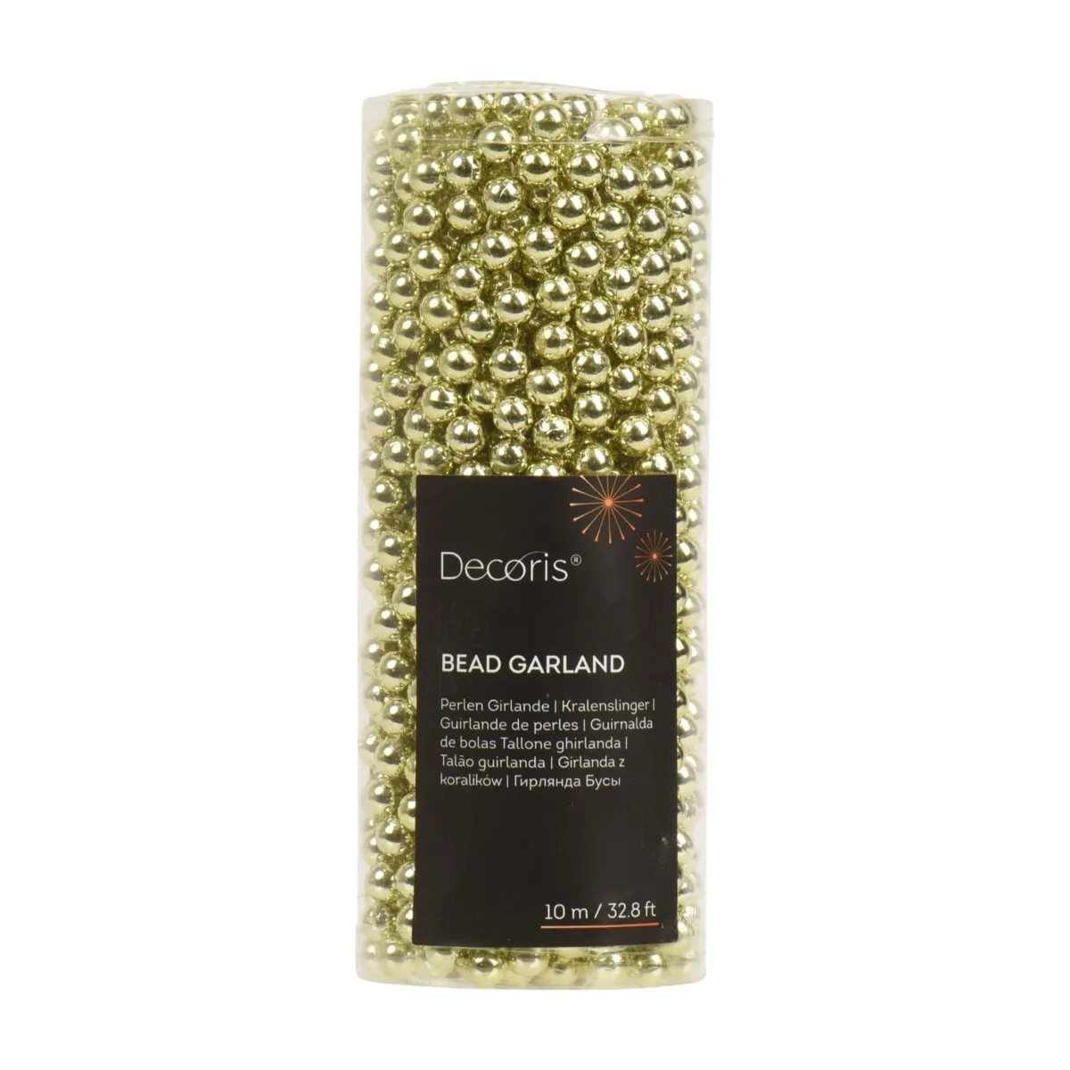 Ghirlanda di perline (10 m) Alpine Pistacchio