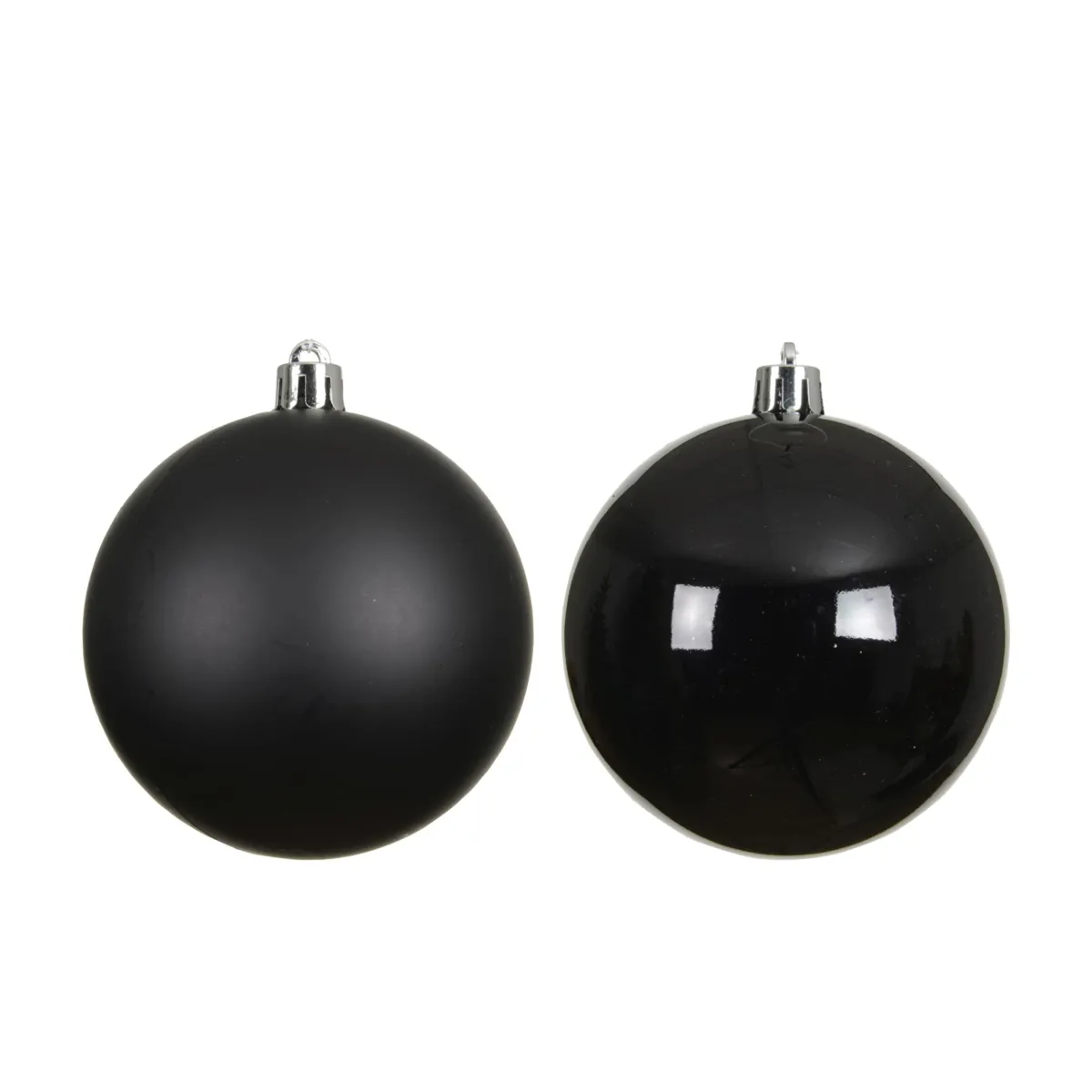 Lot de 12 boules de Noël (D60 mm) Aravis Noir