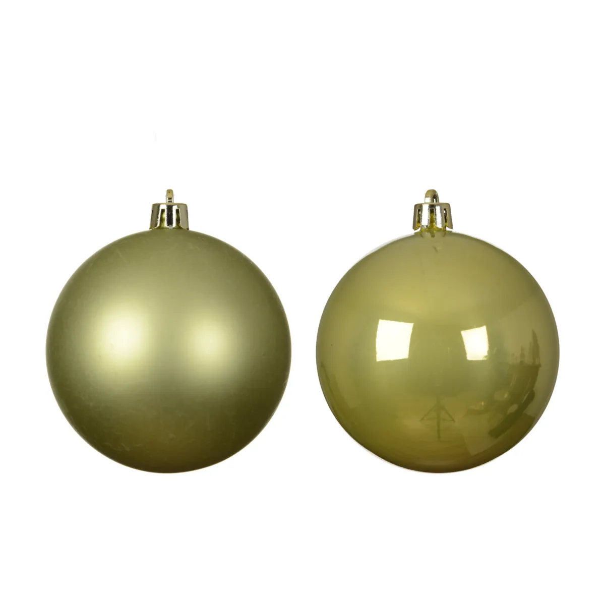 Set di 6 palline di natale (D80 mm) Aravis Pistacchio
