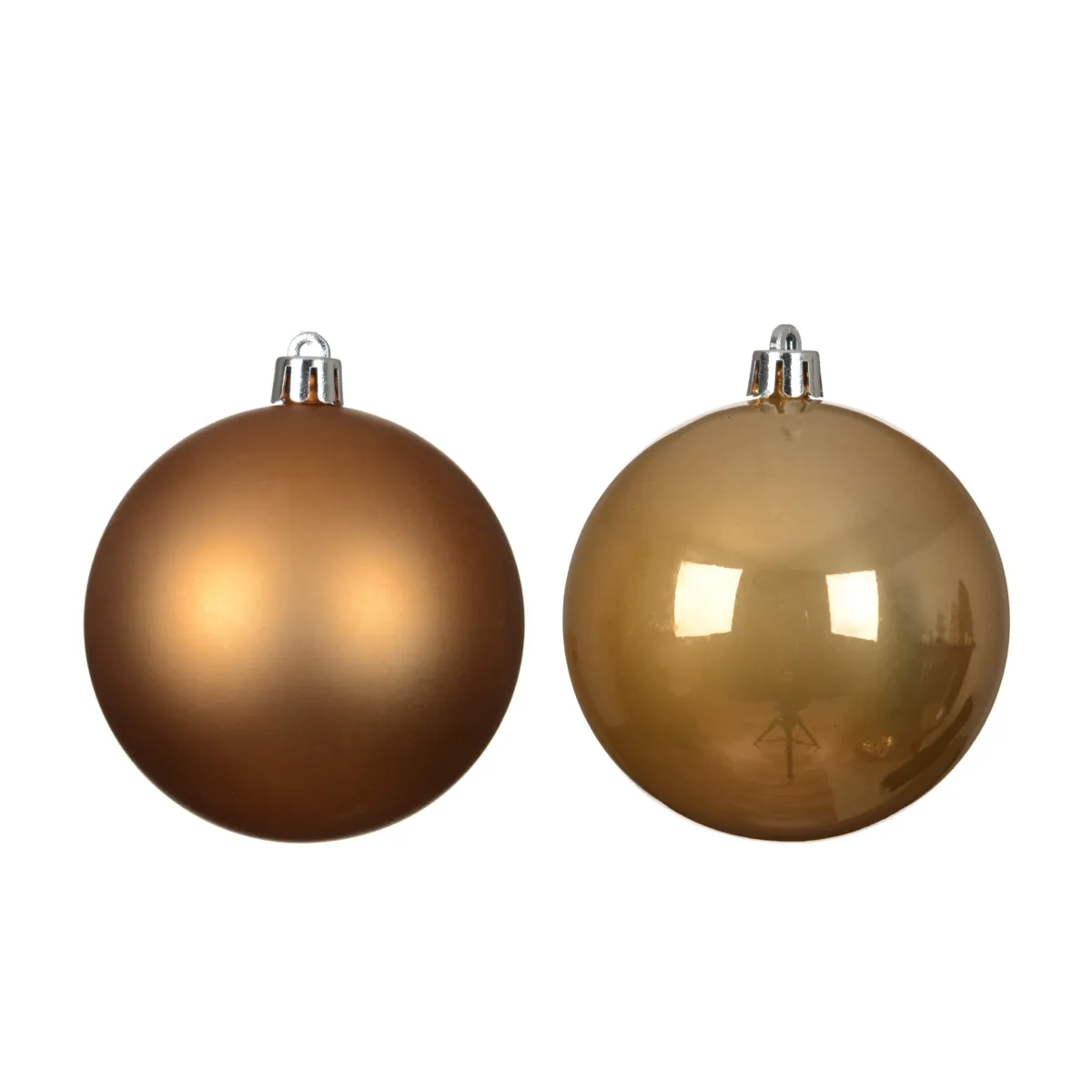 Set di 6 palline di natale (D80 mm) Aravis Caramello