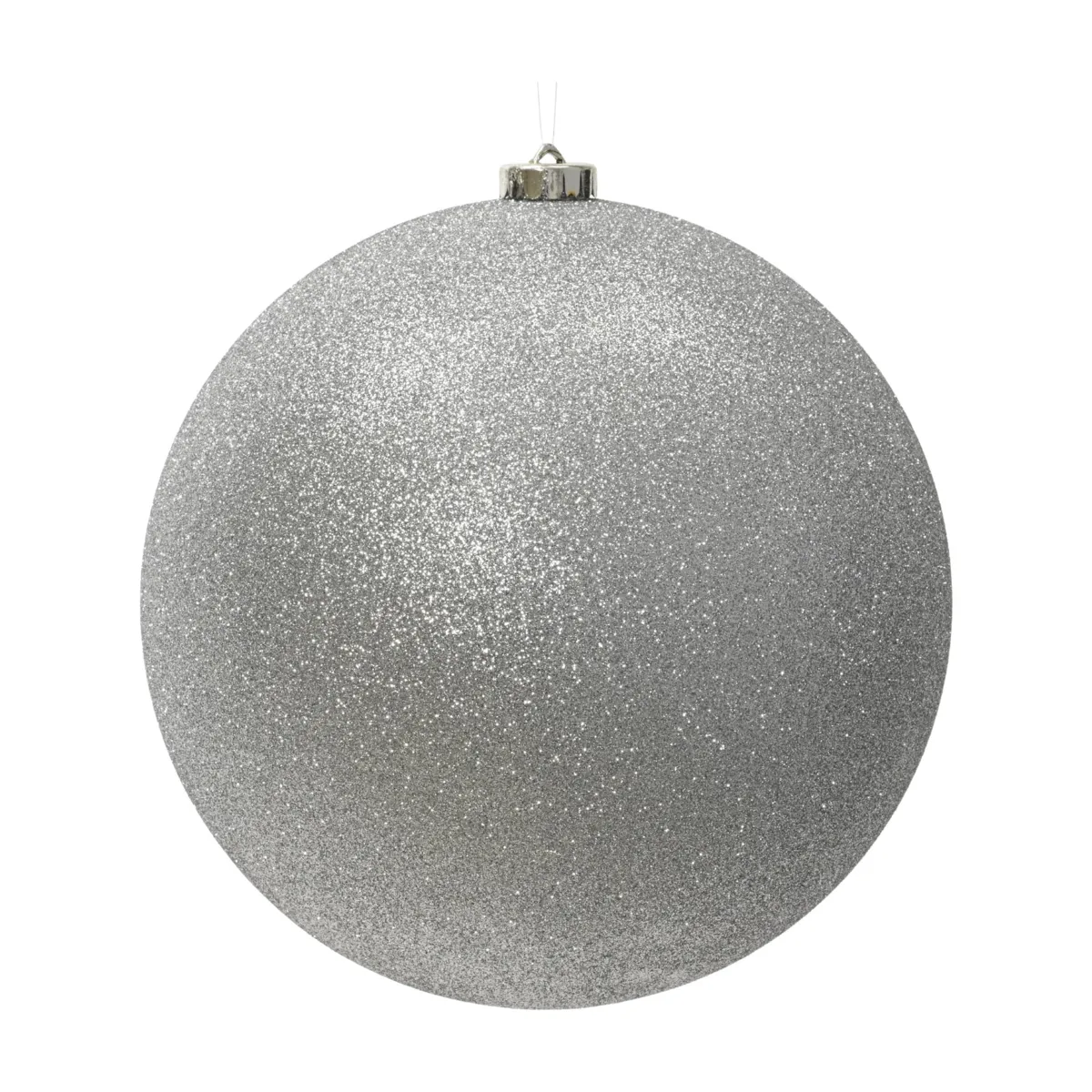Pallina di natale (D200 mm) Aravis Argento glitterato