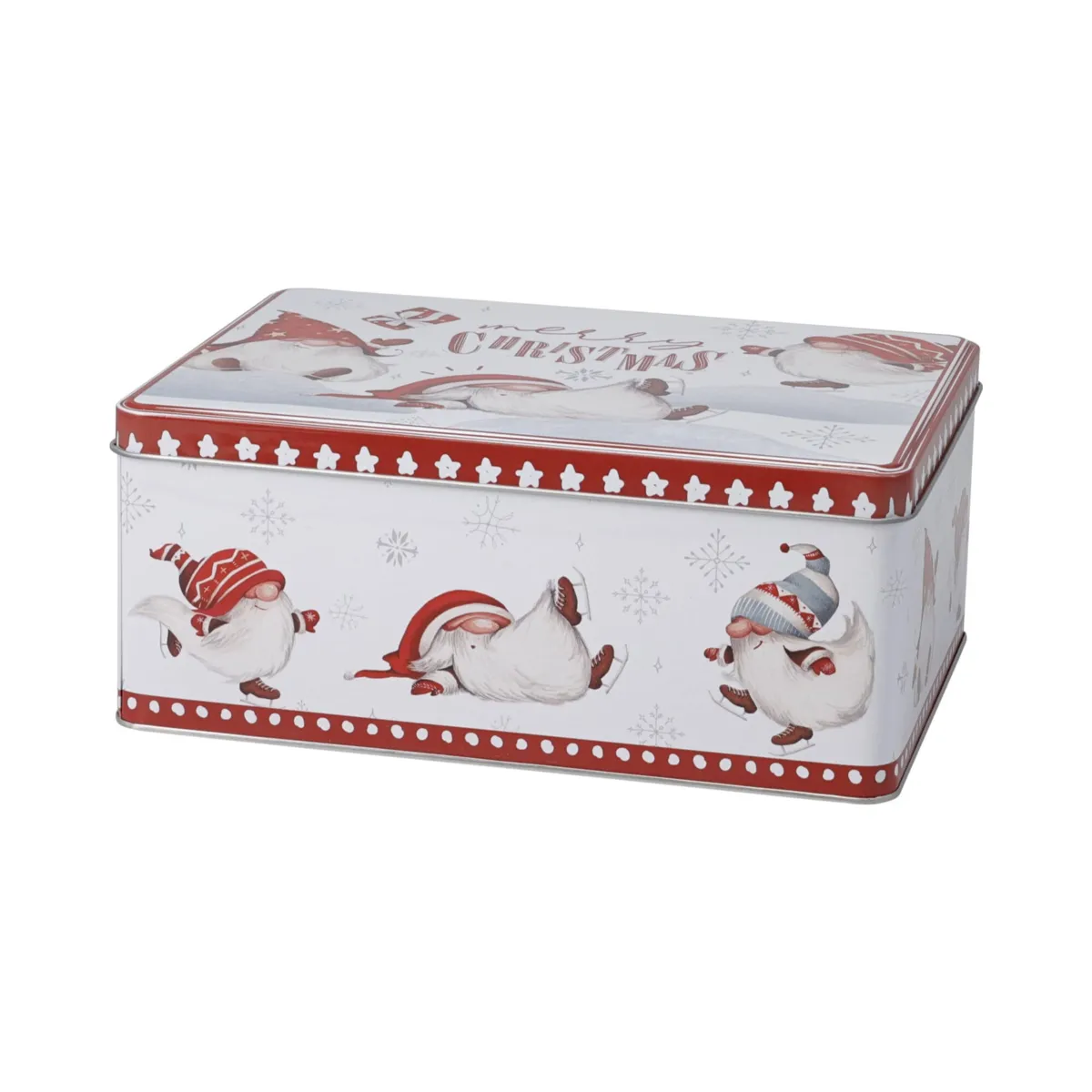 Set di 3 scatole rettangolari in metallo Folletti gioiosi Multicolore