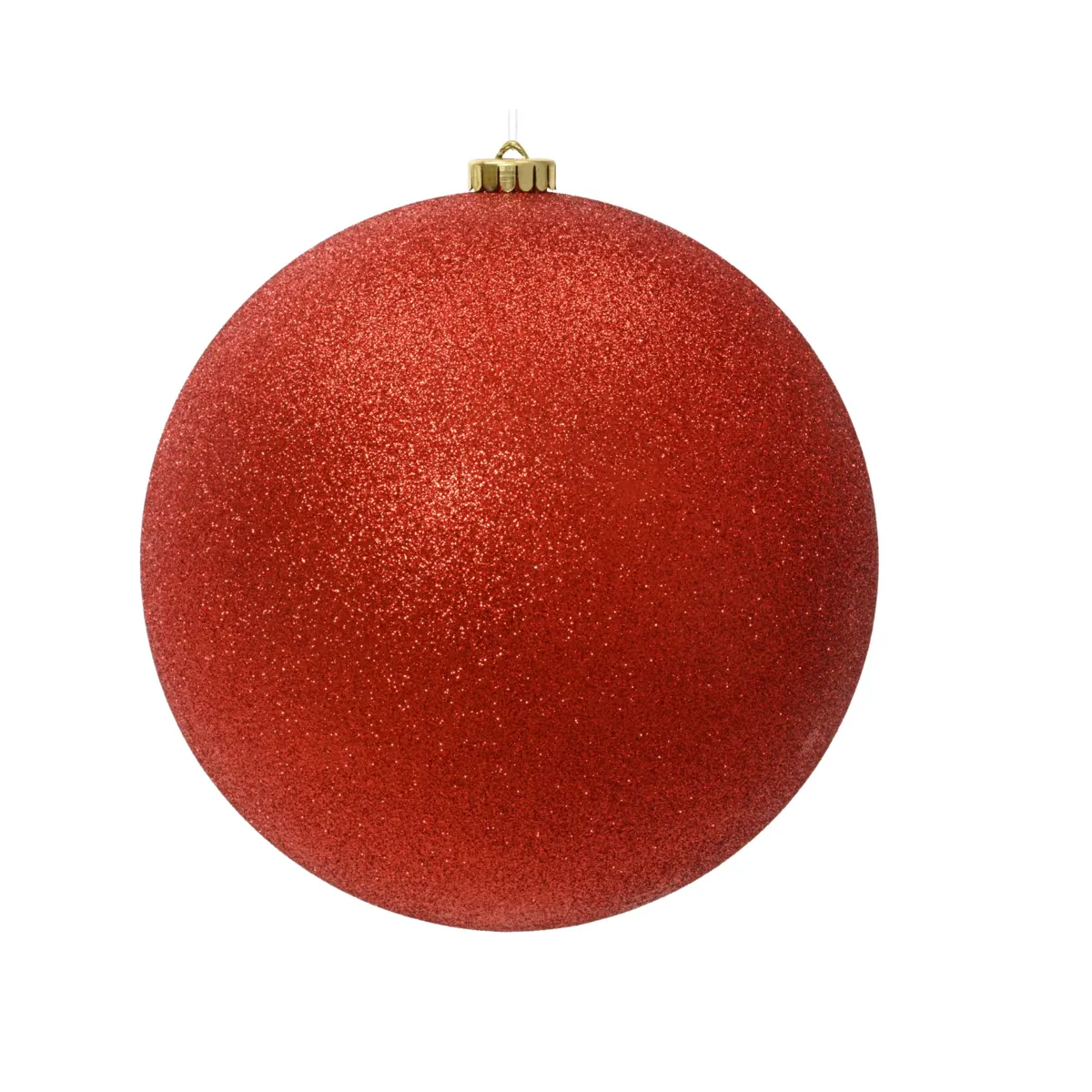Pallina di natale (D250 mm) Aravis Rosso glitterato