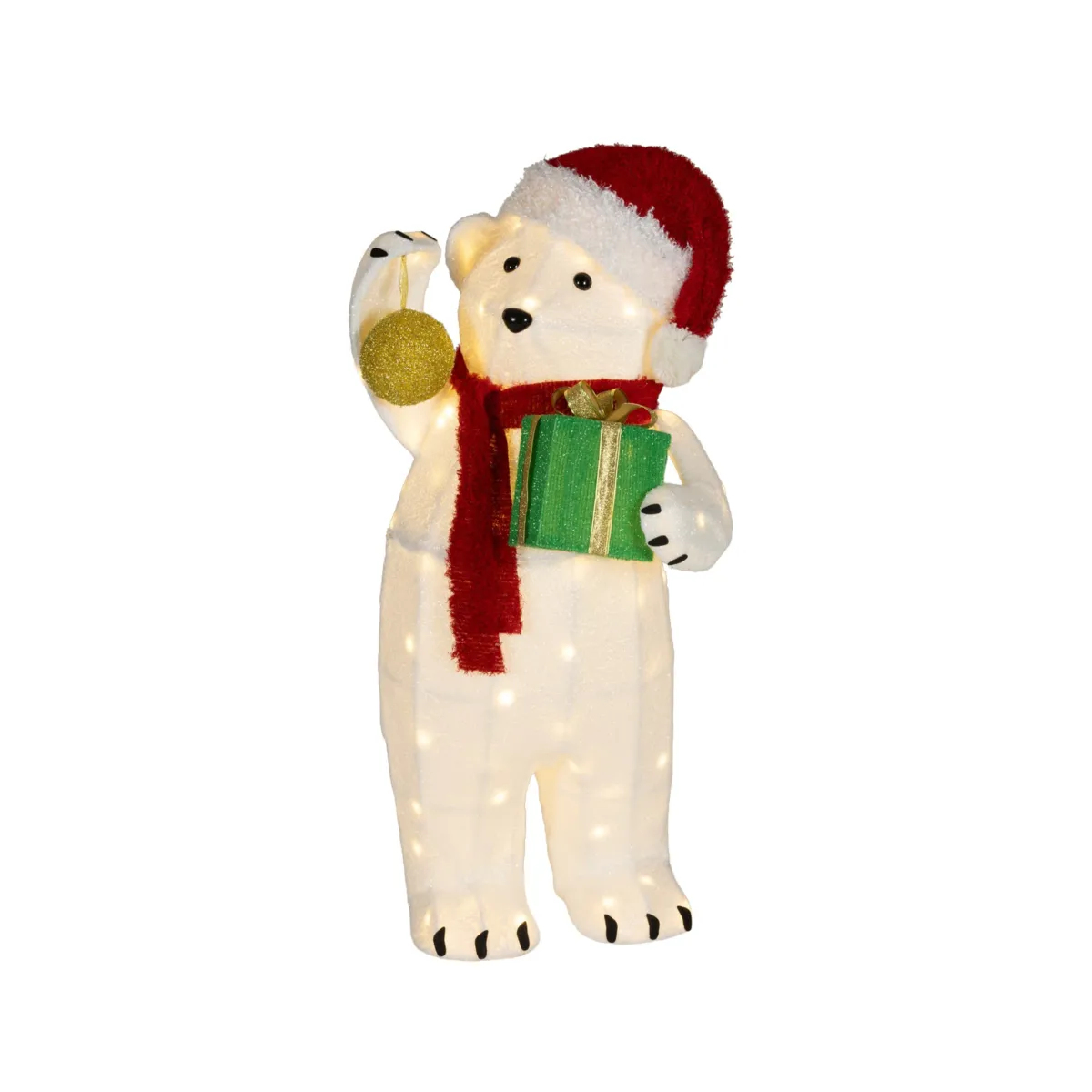 Orso luminoso 80 LED (H102 cm) Nestor Bianco caldo