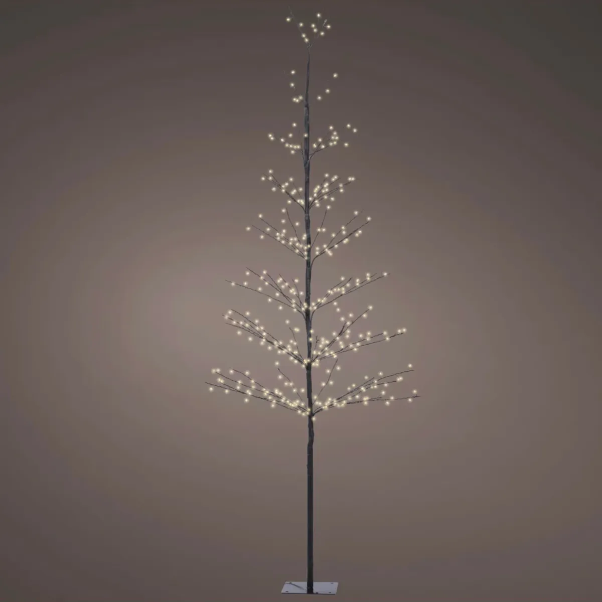 Albero luminoso 360 LED (H180 cm) Abete Boreale Bianco caldo