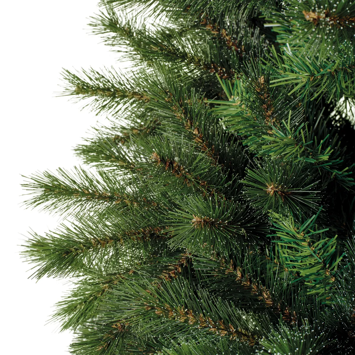 Albero di Natale artificiale (H120 cm) Stockholm Verde rifinitura glitterata