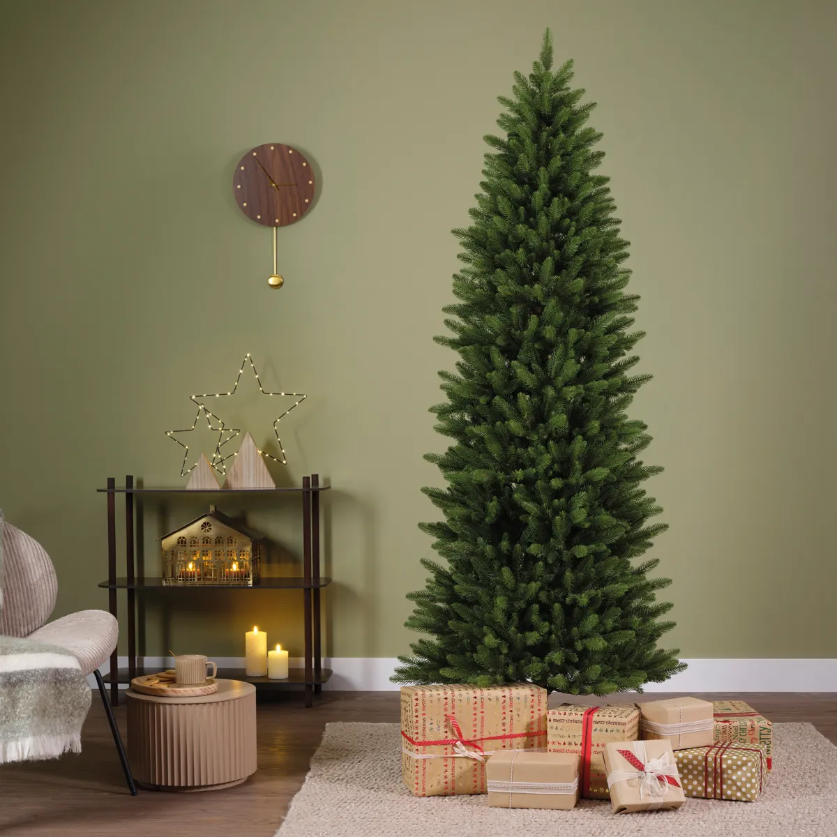 Albero di Natale artificiale (H210 cm) Falera Albero Verde
