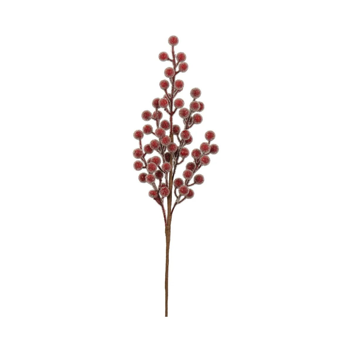Ramo di abete (H50 cm) Bacche dolci Rosso