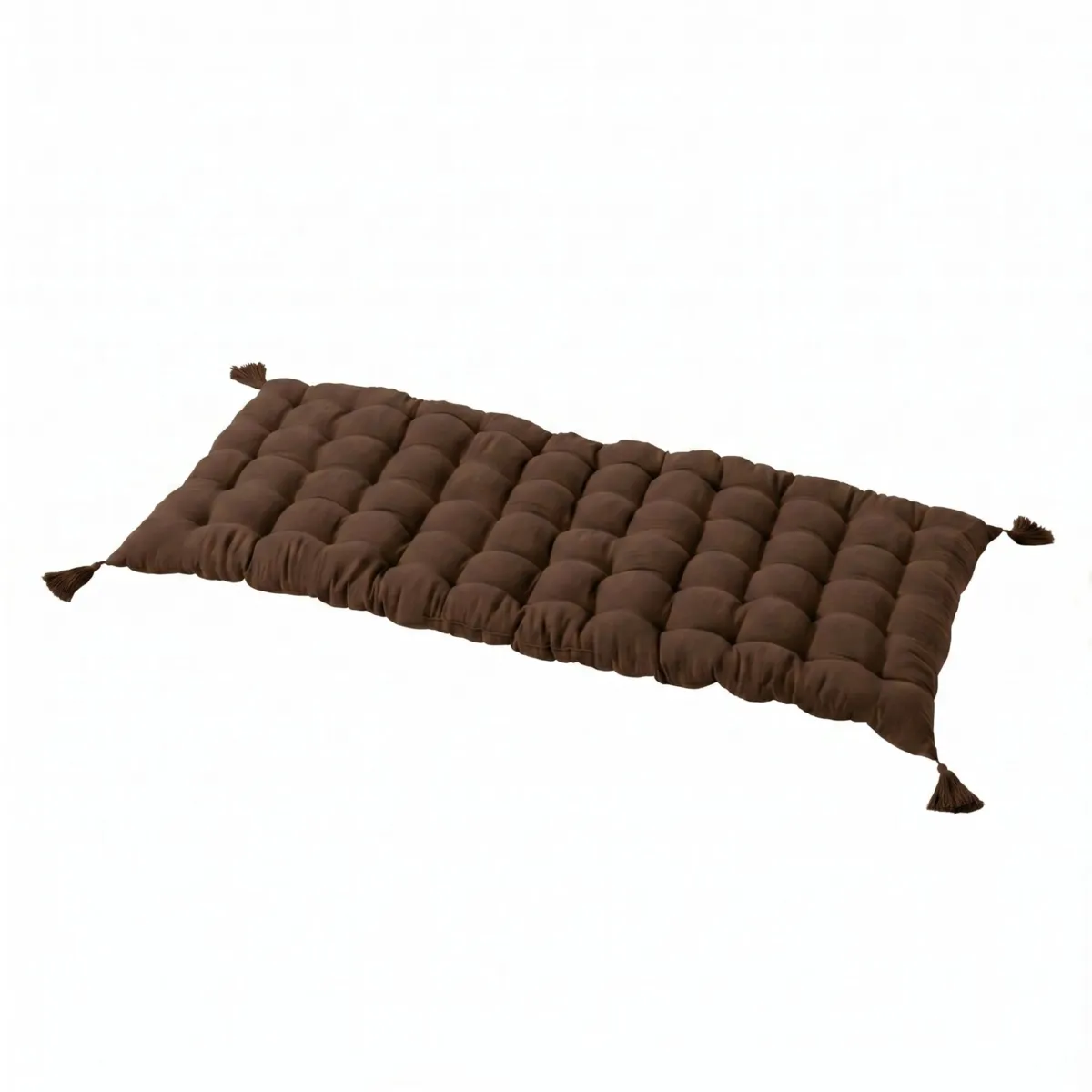 Materasso da terra garza di cotone (60 x 120 cm) Gaïa Marrone