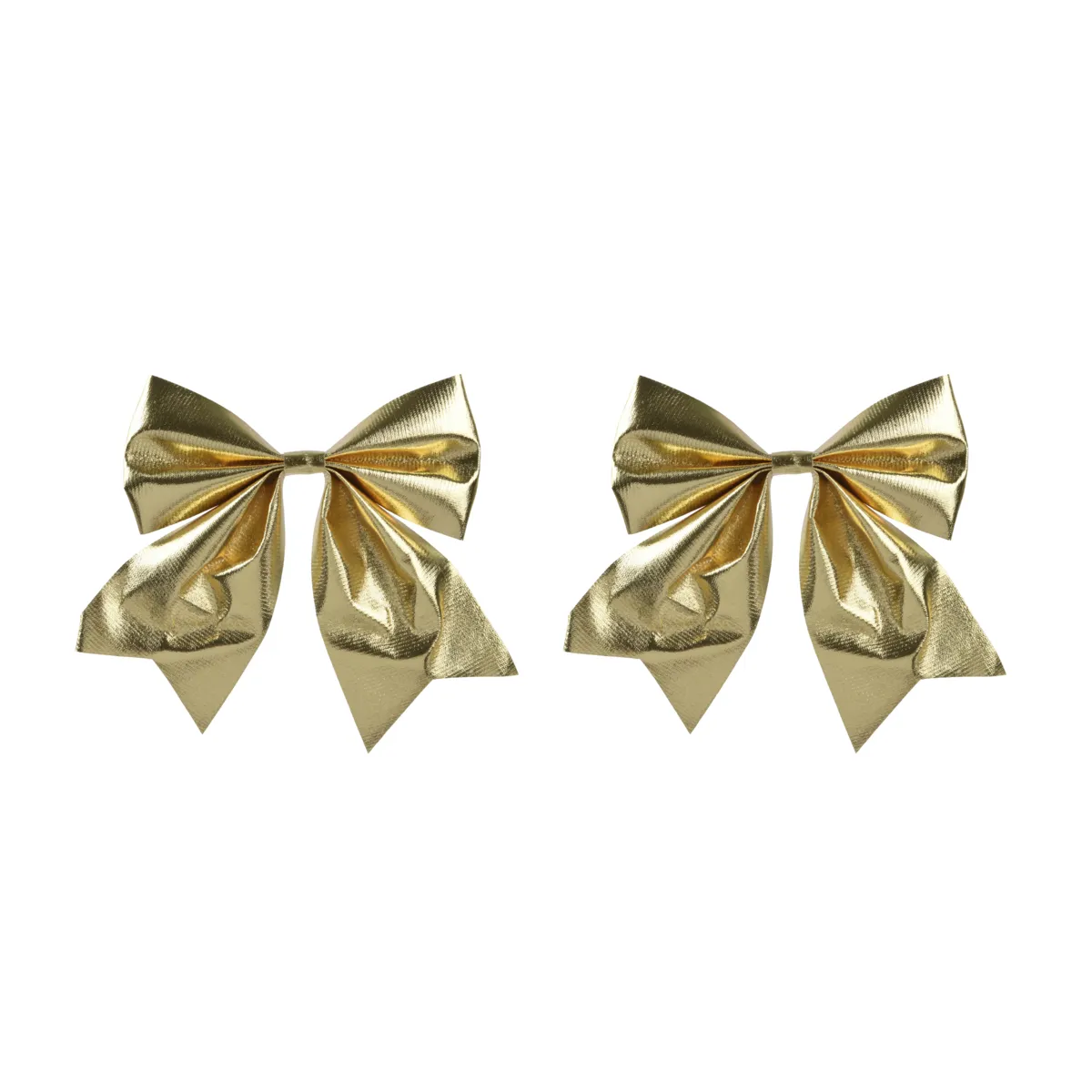 Set di 2 Fiocchi di Natale (H17 cm) Las Vegas Oro lucido