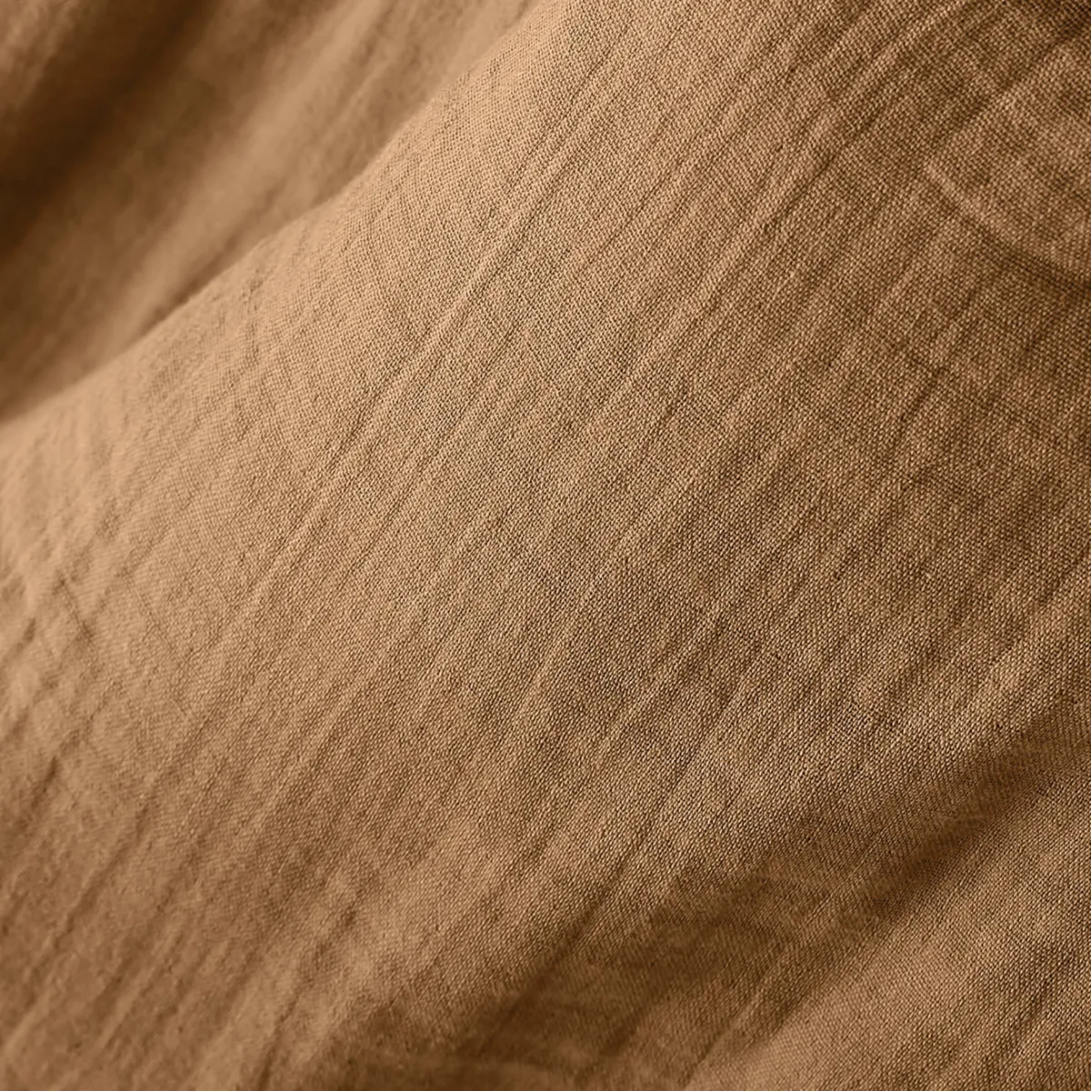 Tovaglia quadrata garza di cotone (180 x 180 cm) Gaïa Camel