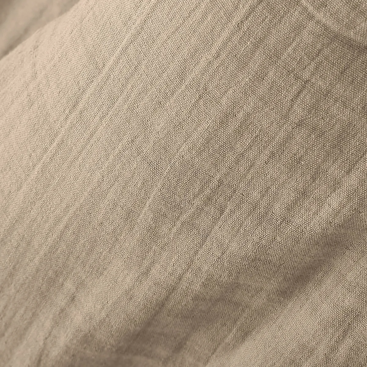 Nappe carrée gaze de coton (180 x 180 cm) Gaïa Ficelle