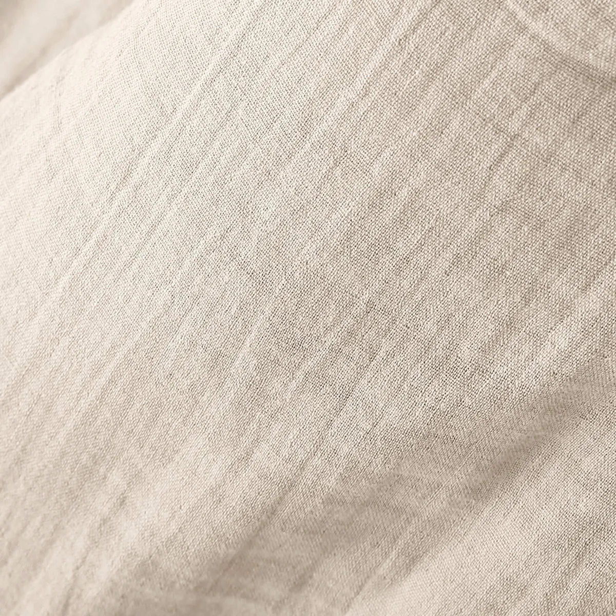 Nappe carrée gaze de coton (180 x 180 cm) Gaïa Beige