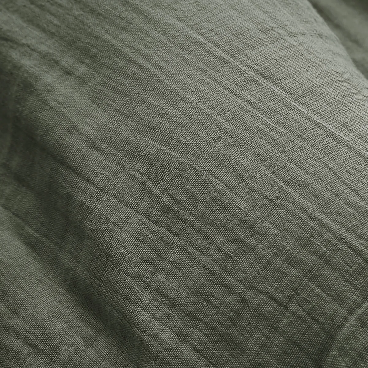 Tovaglia rettangolare garza di cotone (150 x 300 cm) Gaïa Verde rosmarino