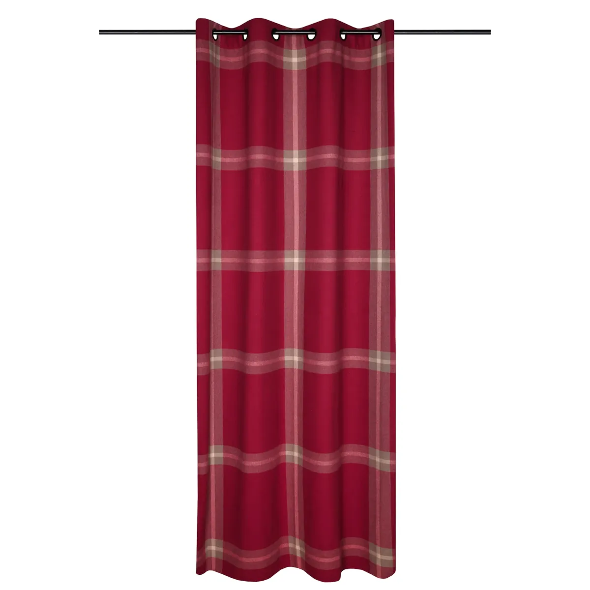 Tenda effetto lana (140 x 260 cm) Veran Rosso