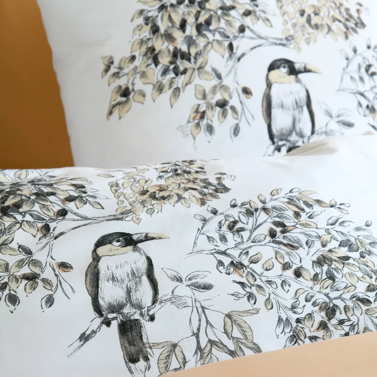 Copripiumino in percalle di cotone (260 x 240 cm) Paraguay Grigio