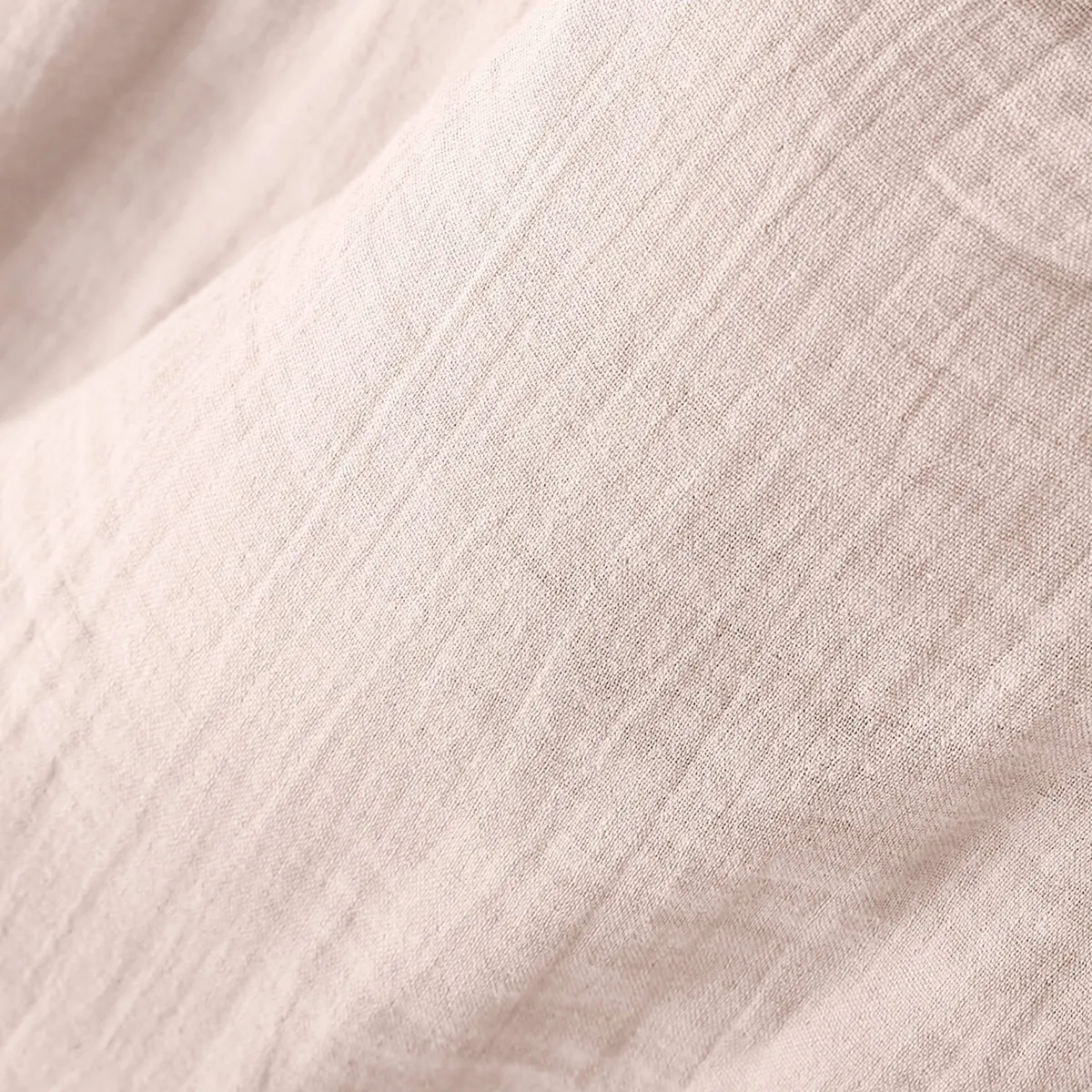 Lenzuolo sotto con angoli garza di cotone (120 x 190 cm) Gaïa Rosa cipria