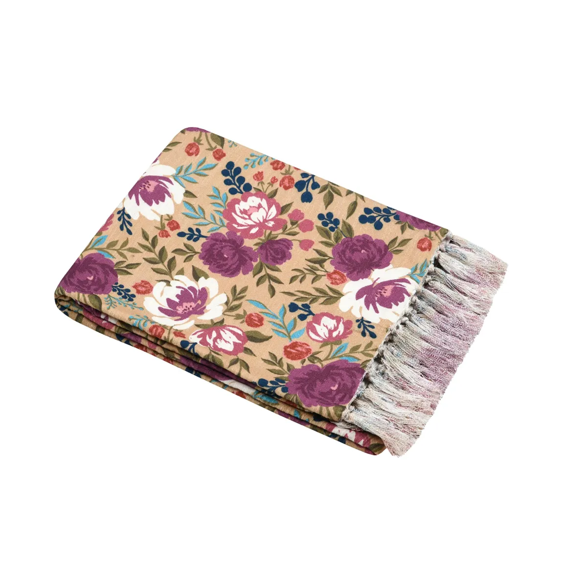 Plaid in cotone (125 x 150 cm) Augusta Multicolore