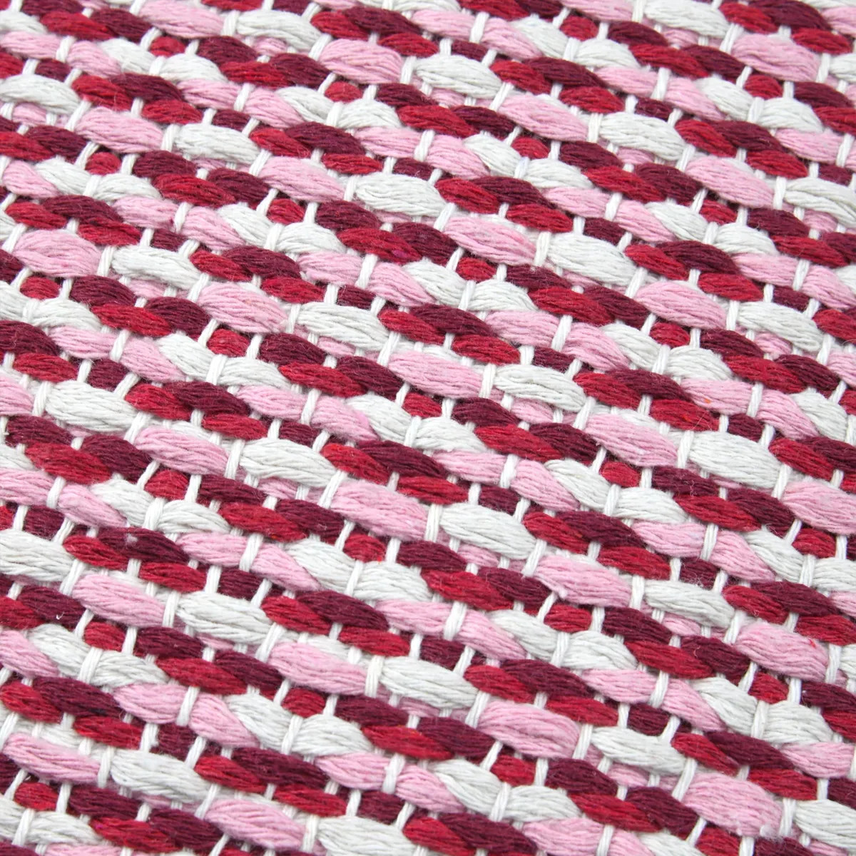 Cuscino quadrato effetto maglia (45 x 45 cm) Bellissima Rosa fucsia