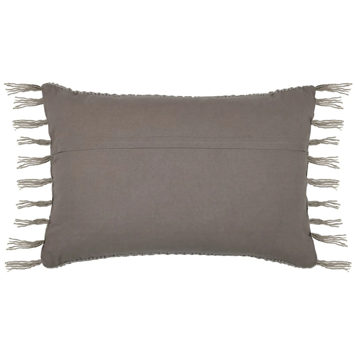 Cuscino rettangolare in cotone (40 x 60 cm) Mariette Tortora