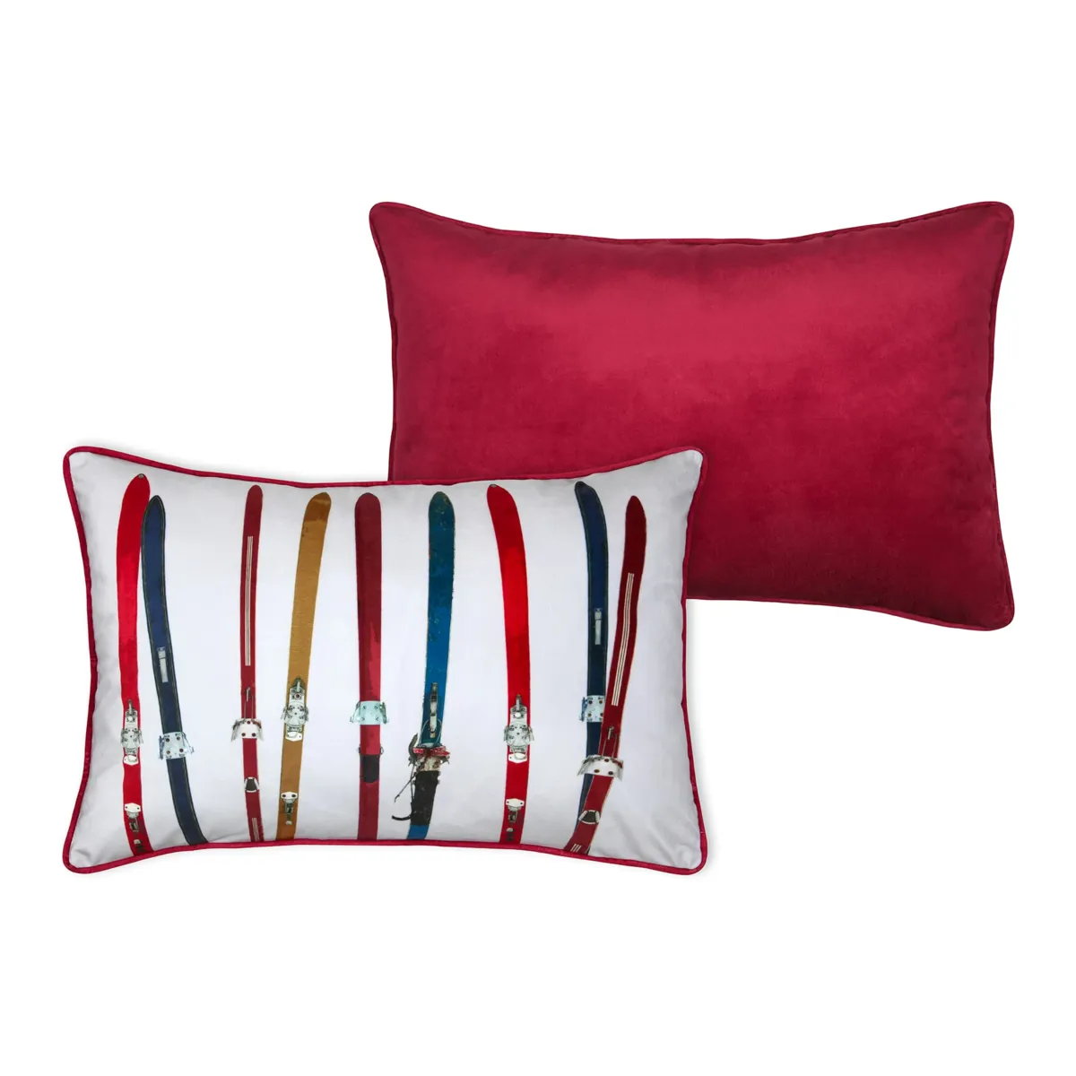 Cuscino rettangolare in velluto (40 x 60 cm) Montalbert Multicolore