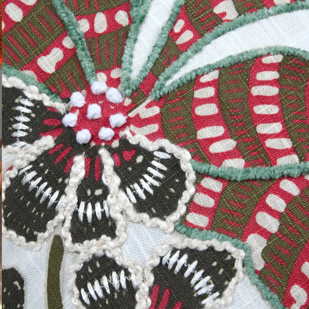 Cuscino quadrato in cotone (45 x 45 cm) Tenali Multicolore
