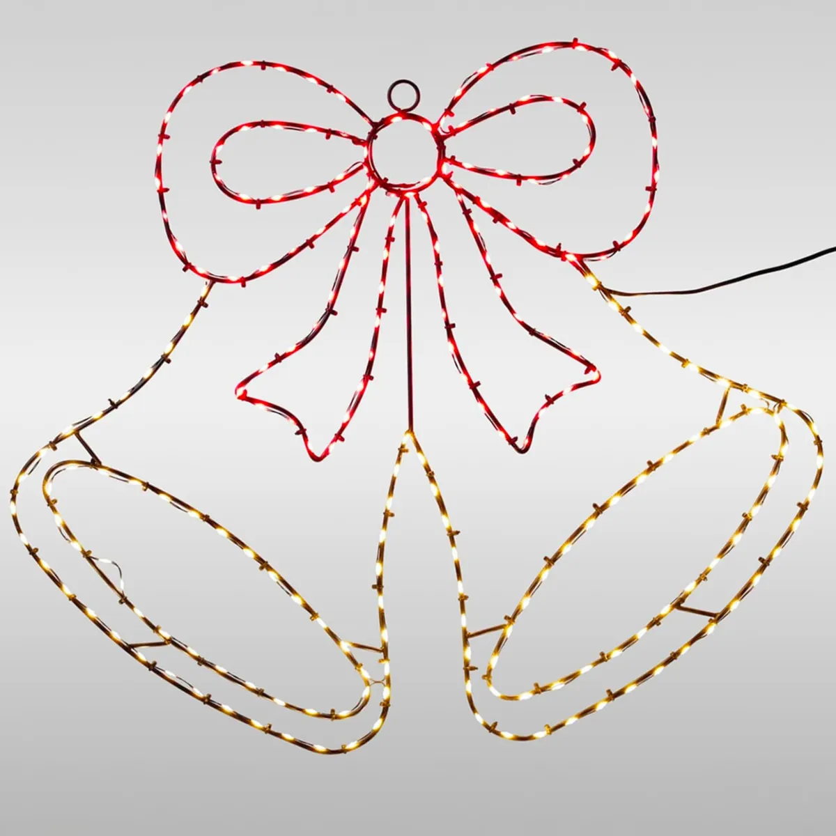 Campane luminose 223 LED (H51 cm) Effetto screpolato Flash Multicolore