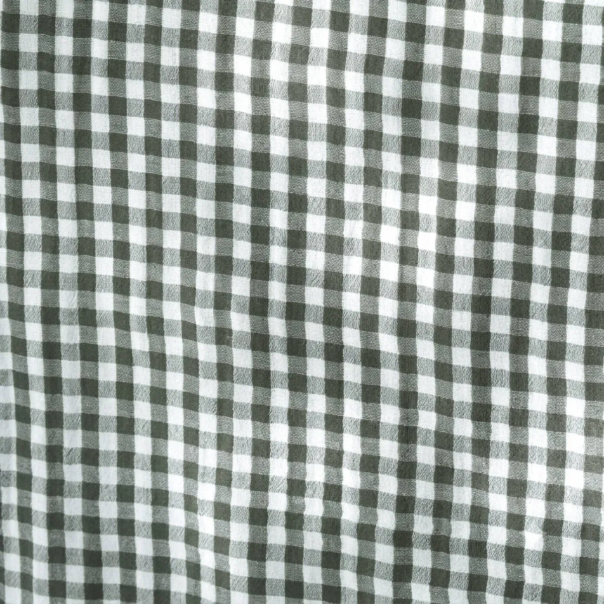 Runner da tavola garza di cotone (50 x 150 cm) Gaïa vichy Verde rosmarino