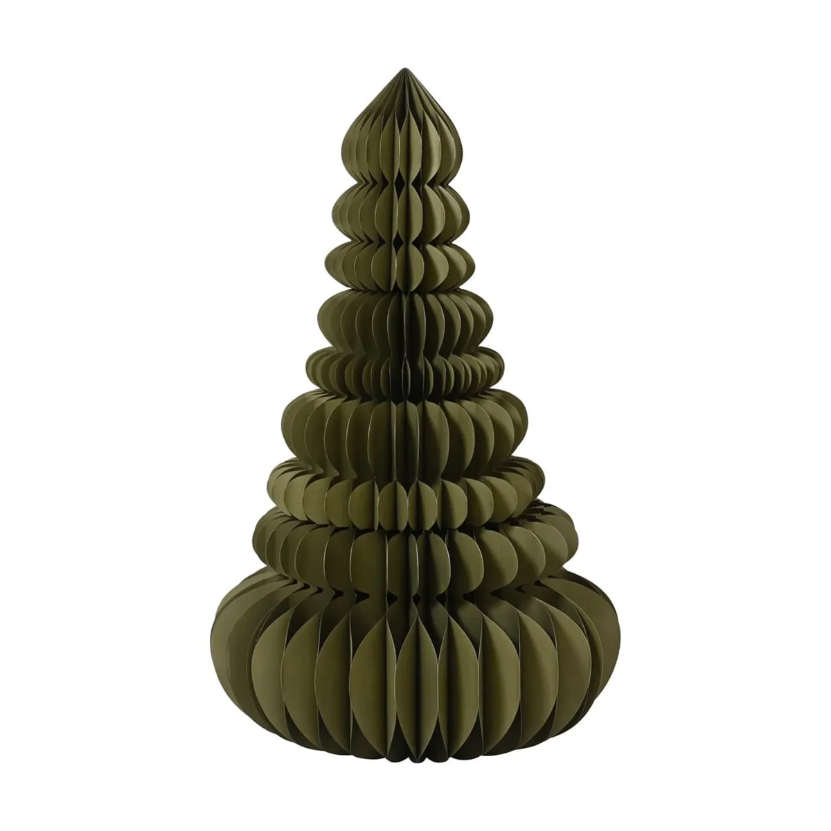 Albero gigante in carta da appoggio (H200 cm) Chiusura magnetica Verde rosmarino