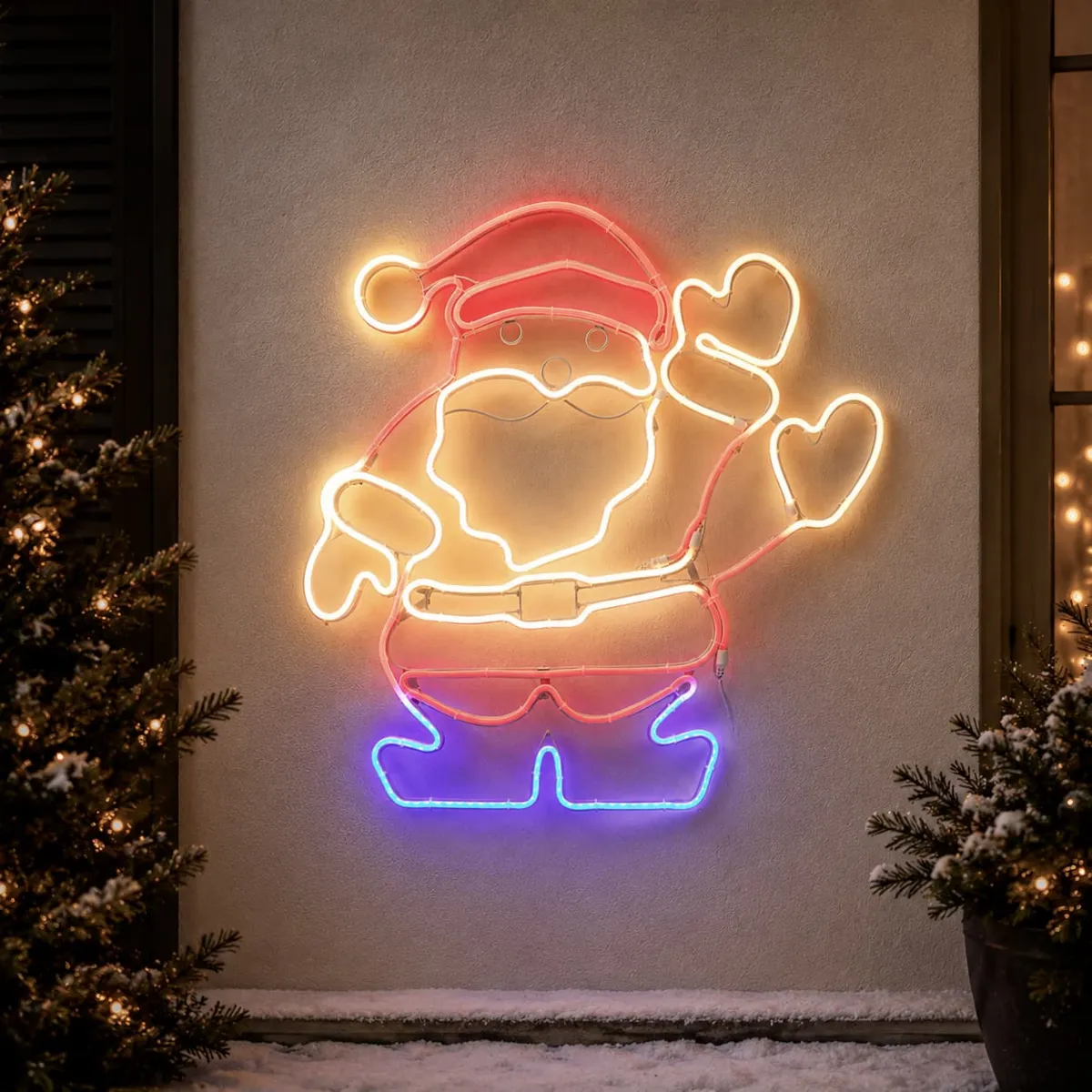 Babbo Natale luminoso 627 LED (H65 cm) Neon Moov light Multicolore