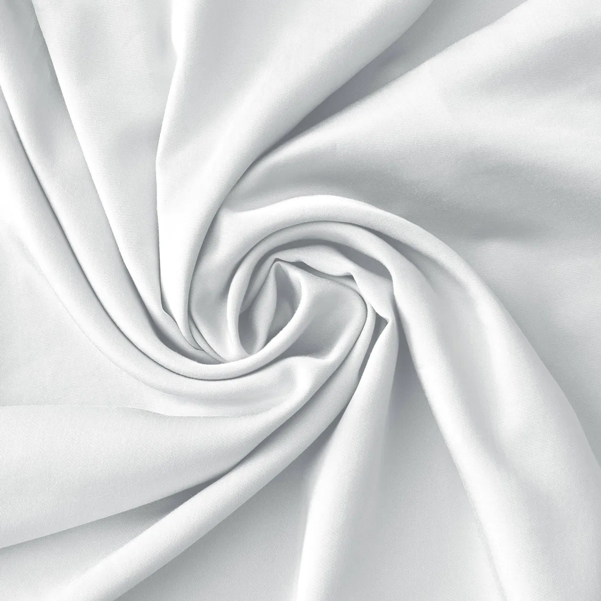 Lenzuolo sopra in satin di bambù (240 x 300 cm) Sienna Bianco Chantilly