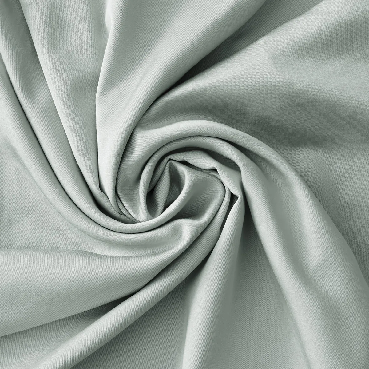 Lenzuolo sopra in satin di bambù (270 x 300 cm) Sienna Verde eucalipto