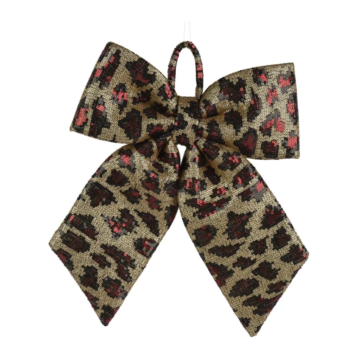 Fiocco natalizio (H32 cm) Wild Chic Nero