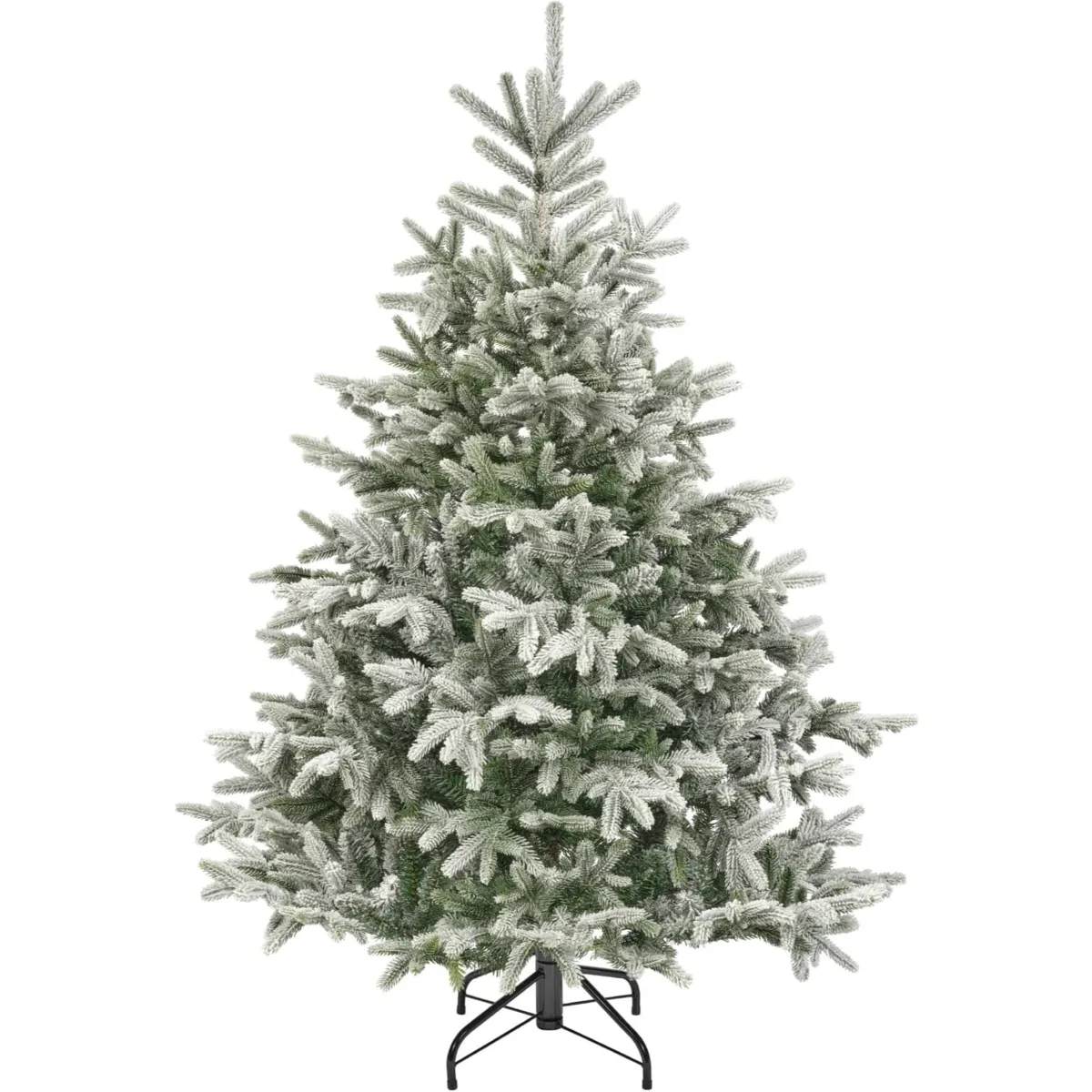 Albero di Natale Artificiale (H150 cm) Abies Nordmann Verde Innevato