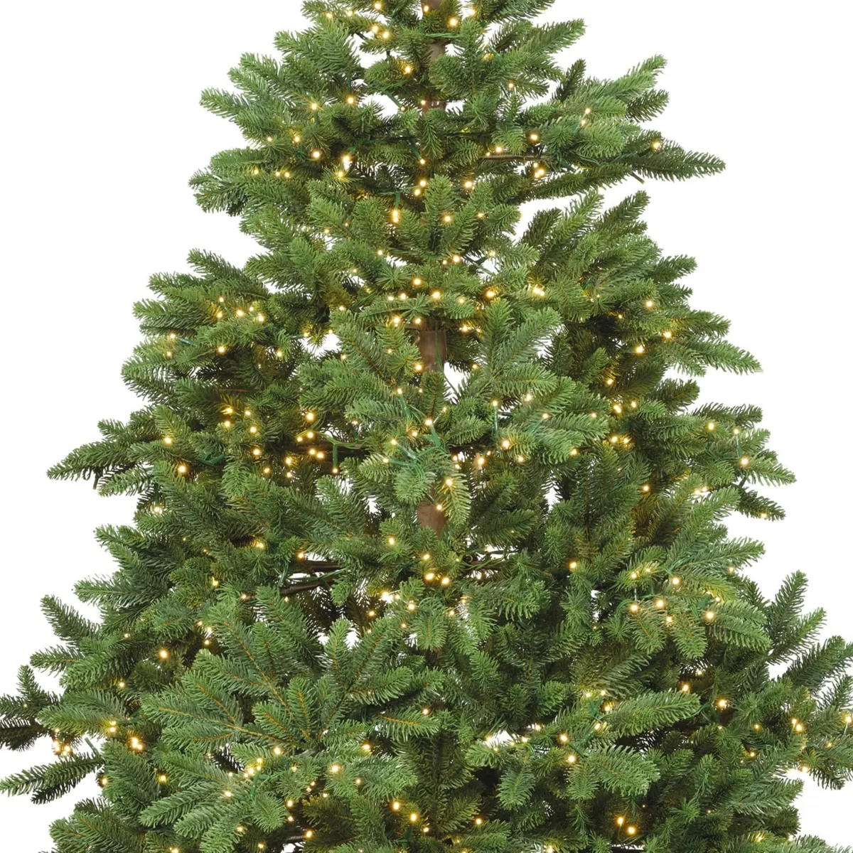 Albero di Natale artificiale luminoso 3800 LED (H240 cm) Everis Verde