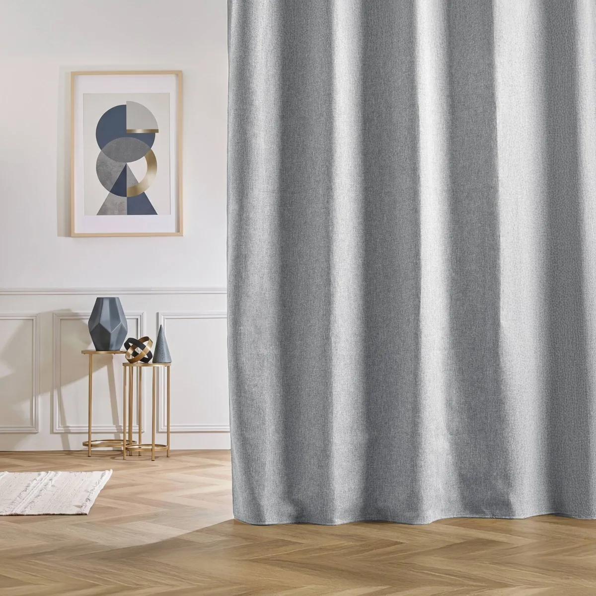 Tenda semi-oscurante Total Blackout (280 x 240 cm) Ombra Grigio chiaro