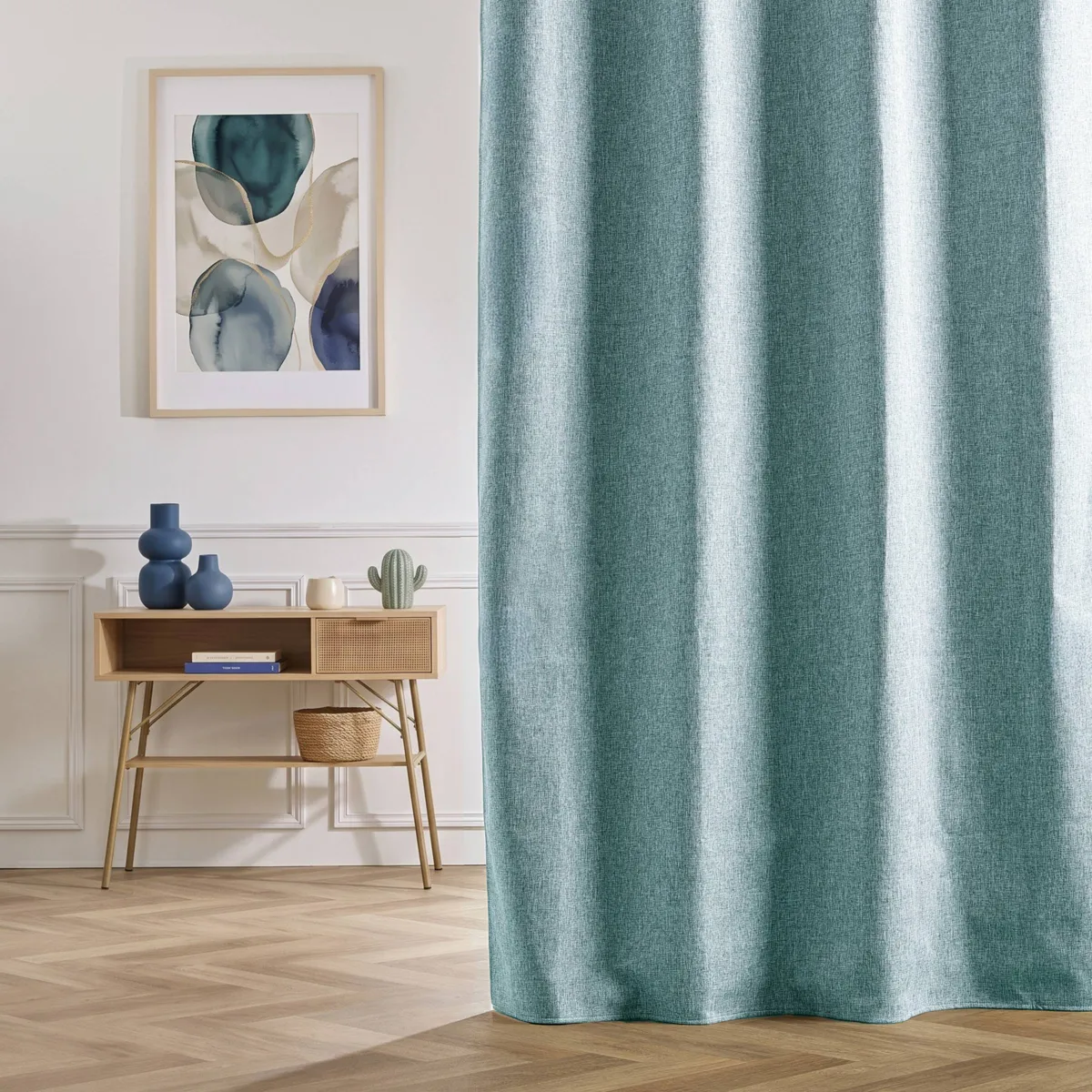 Tenda semi-oscurante Total Blackout (140 x 240 cm) Ombra Blu petrolio