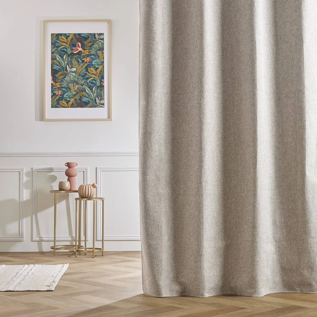 Tenda semi-oscurante Total Blackout (140 x 280 cm) Ombra Tortora