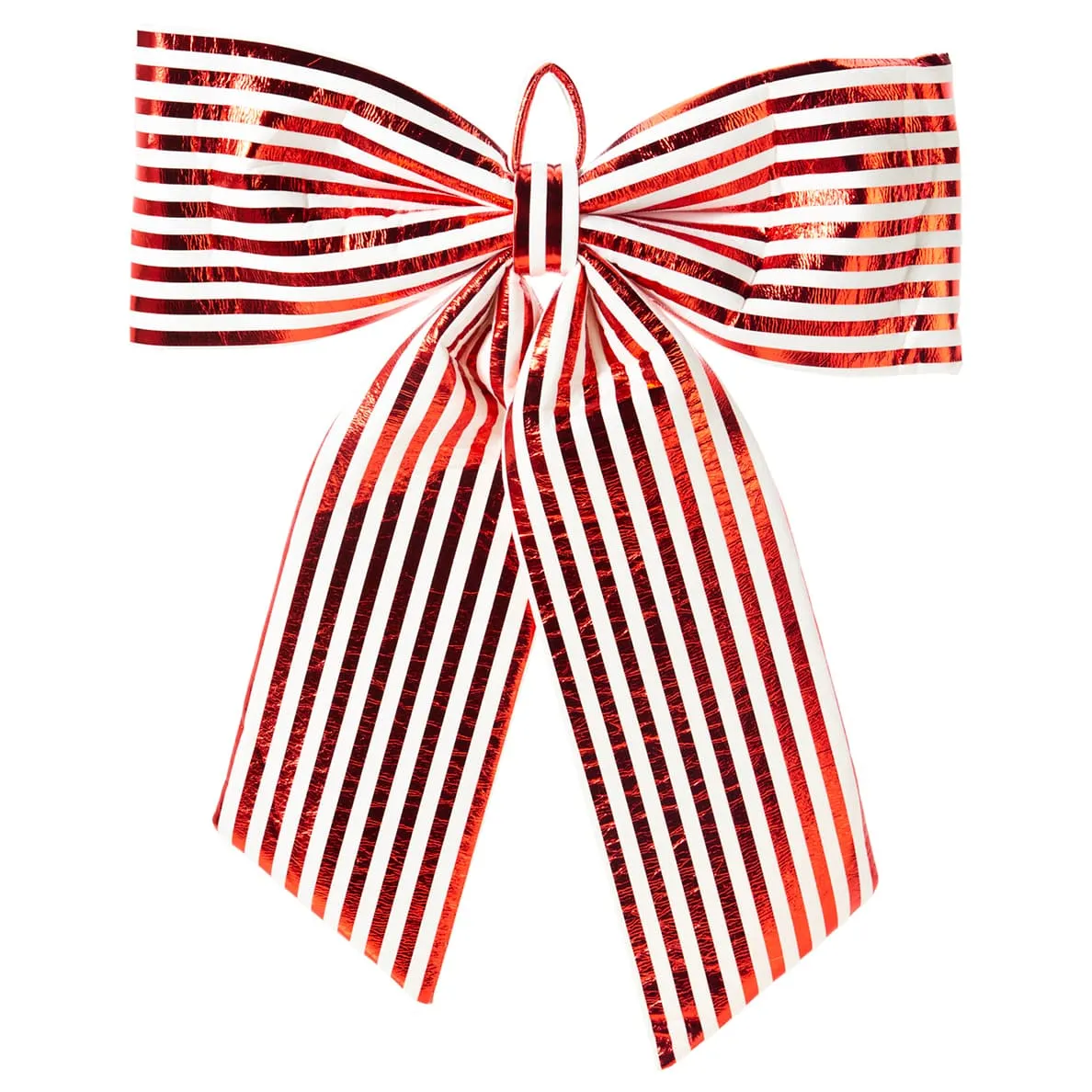 Grande Fiocco addobbi natalizi (H60 cm) Lavs Vegas lucido Rosso