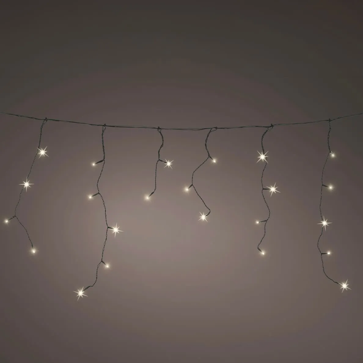Stalattite luminosa solare ricaricabile L11 m Bianco caldo 259 LED