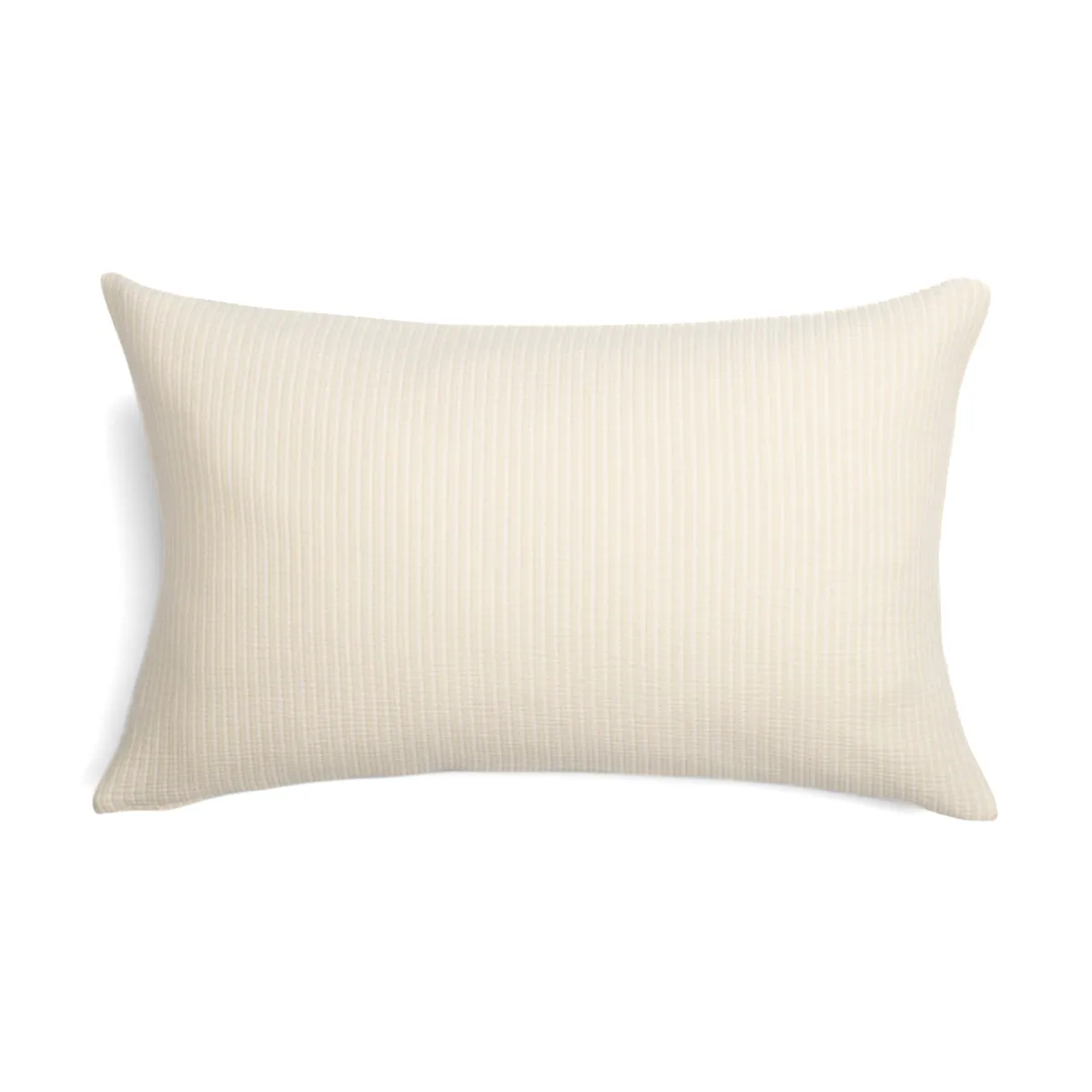 Cuscino rettangolare in garza di cotone trapuntata (40 x 60 cm) Oria Beige