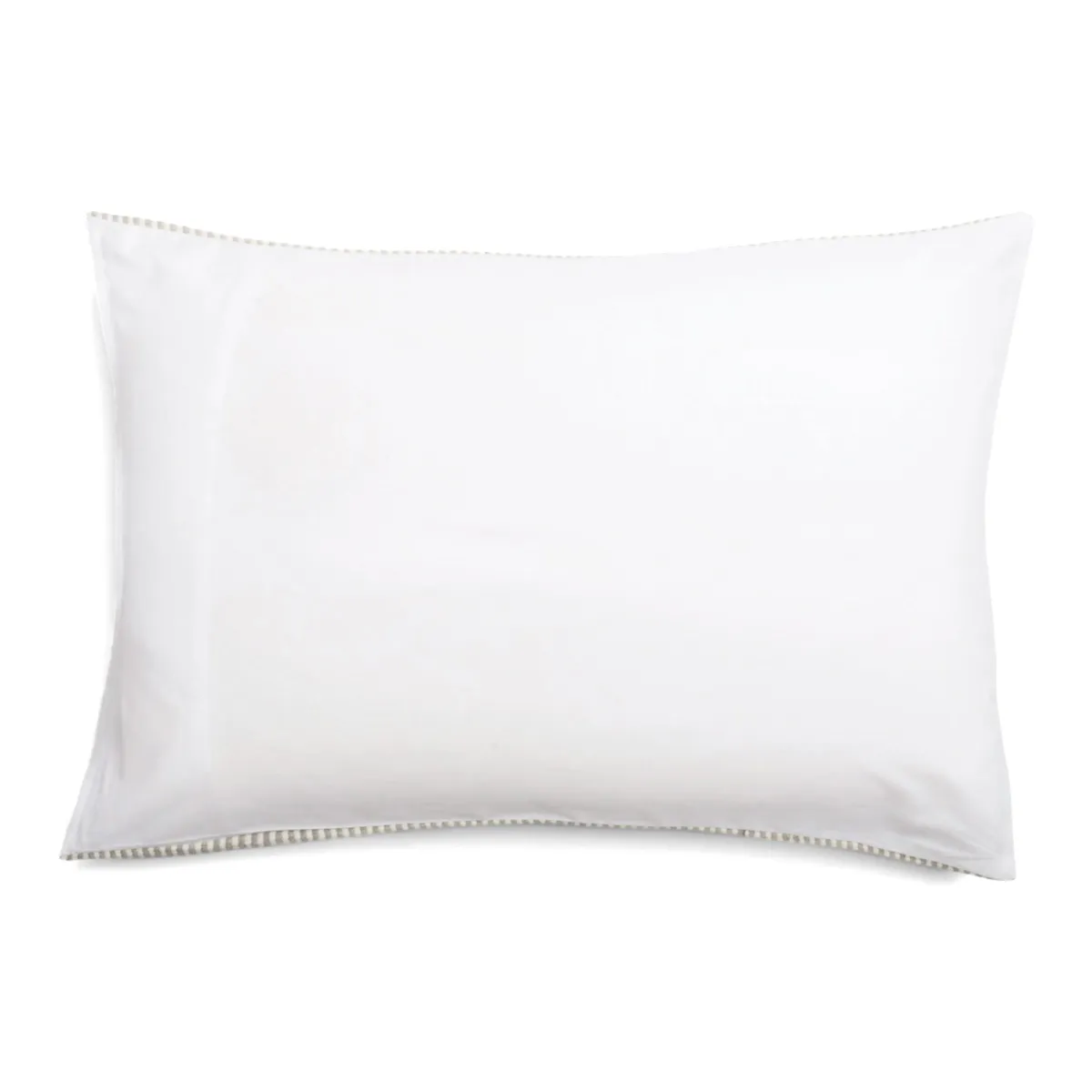 Federa rettangolare in garza di cotone trapuntata (50 x 80 cm) Oria Verde rosmarino