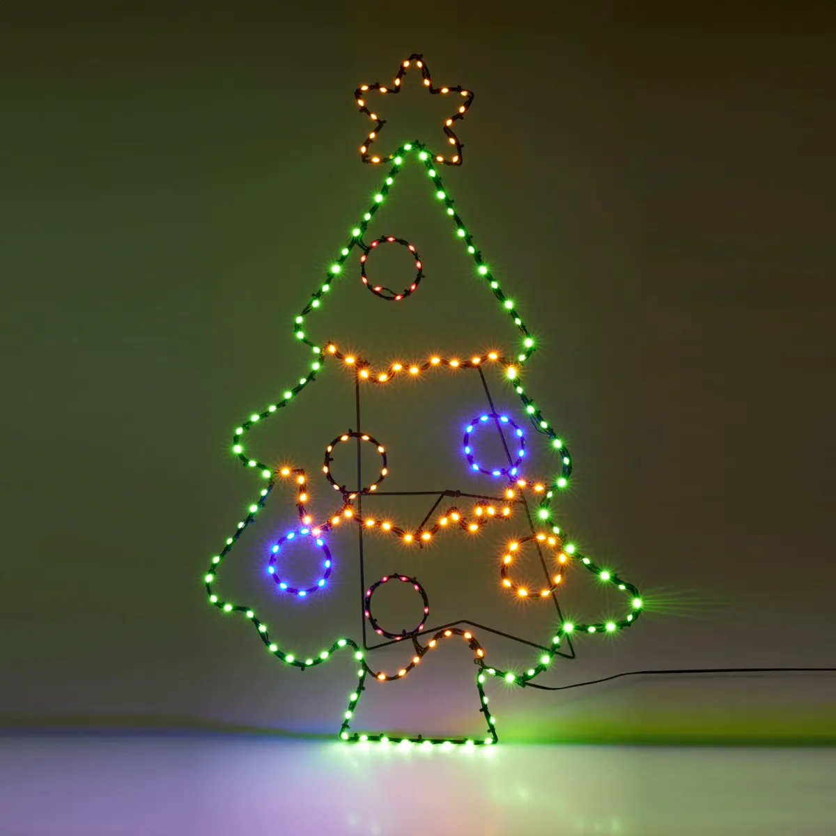 SILHOUETTE LUM ARBRE DE NOèL 80CM 201 LED