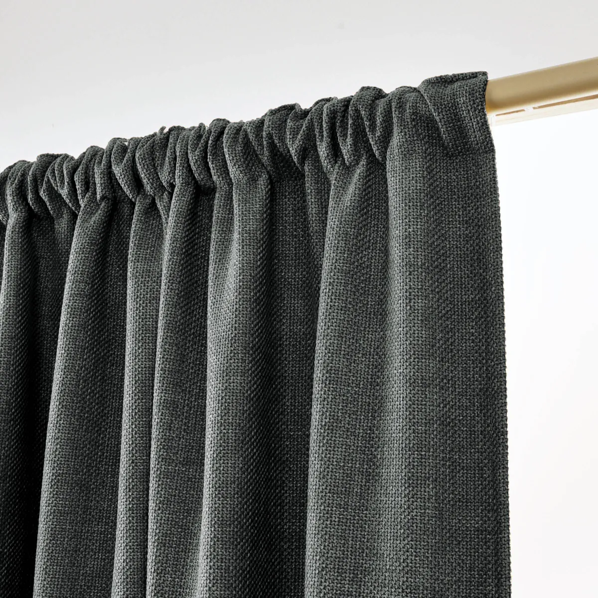 Tenda semi-oscurante termica con passanti nascosti (140 x 240 cm) Alba Grigio antracite