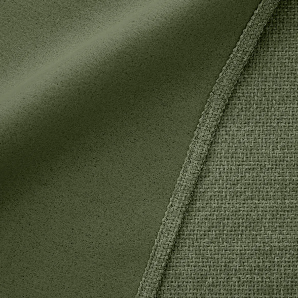 Tenda semi-oscurante termica con passanti nascosti (280 x 240 cm) Alba Verde cachi