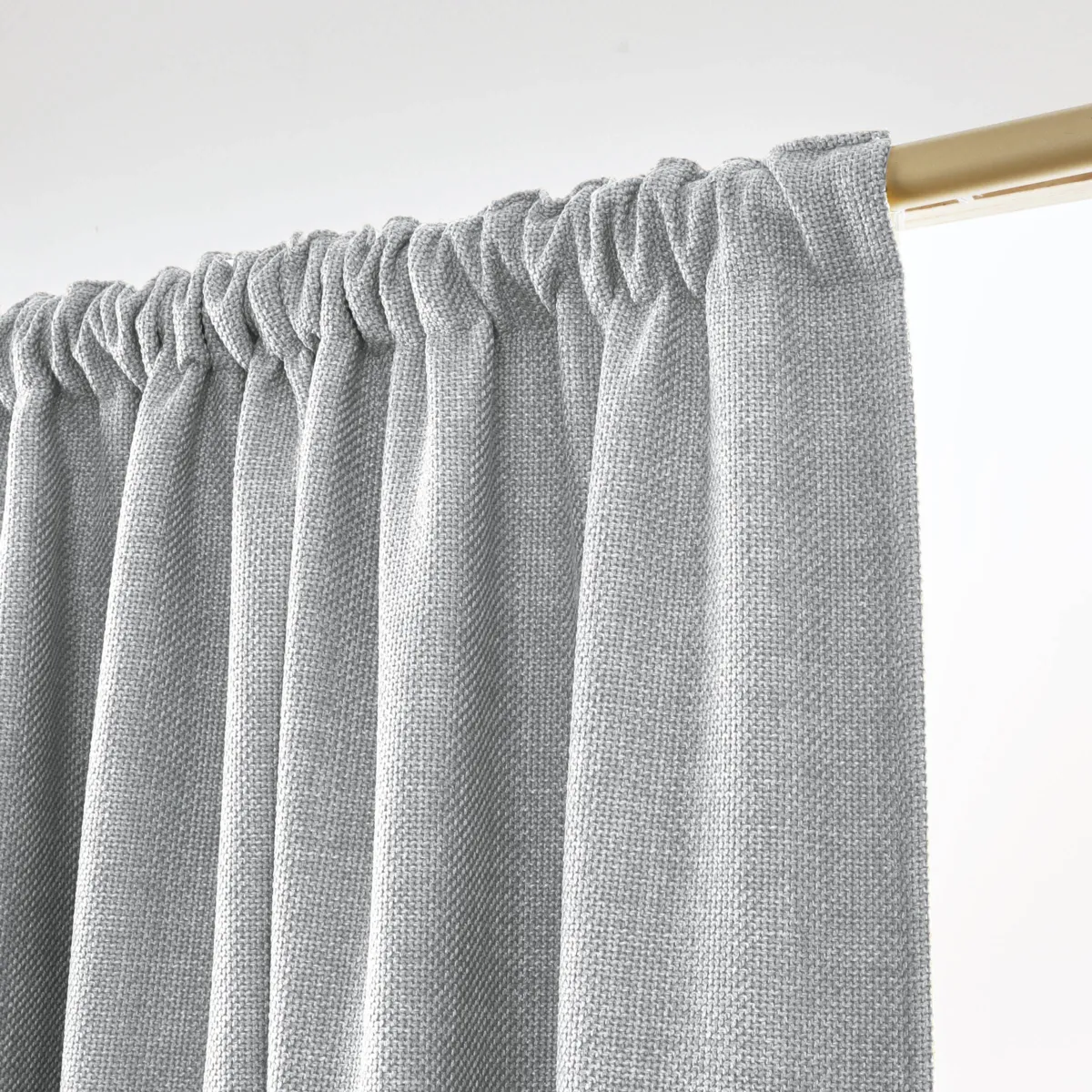 Tenda semi-oscurante termica con passanti nascosti (280 x 240 cm) Alba Grigio
