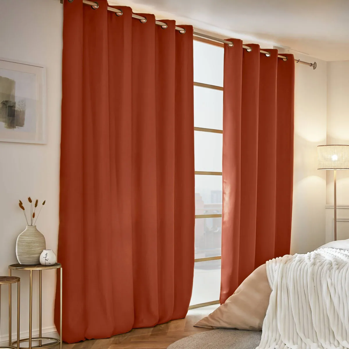 Tenda semi-oscurante termica (180 x 260 cm) Nocta Terracotta