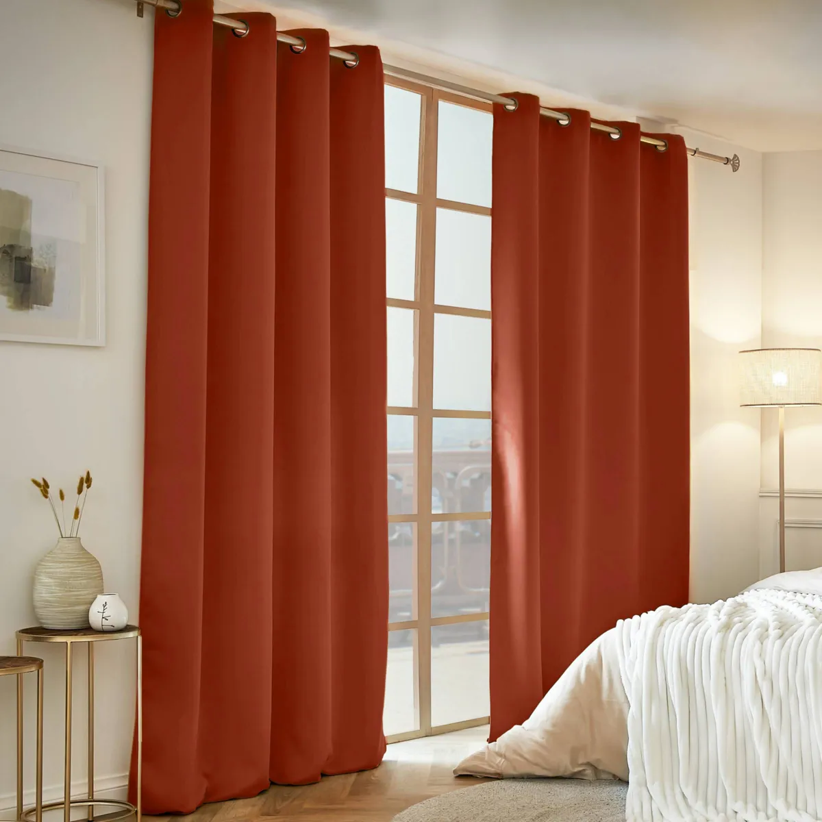 Tenda semi-oscurante termica (140 x 280 cm) Nocta Terracotta
