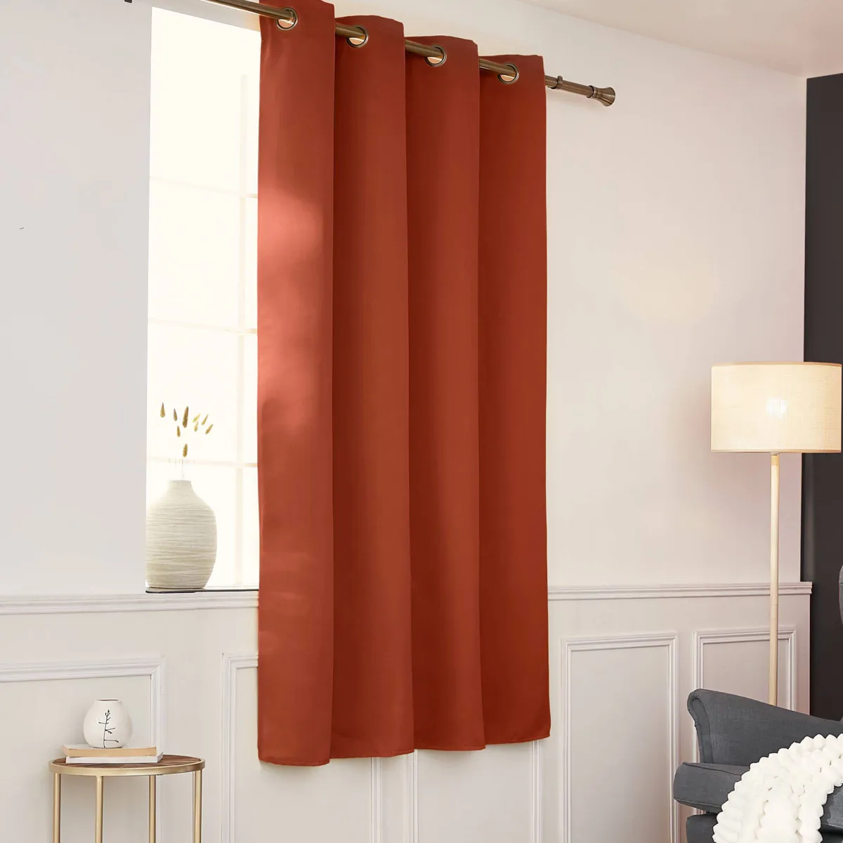 Tenda semi-oscurante termica (140 x 180 cm) Nocta Terracotta
