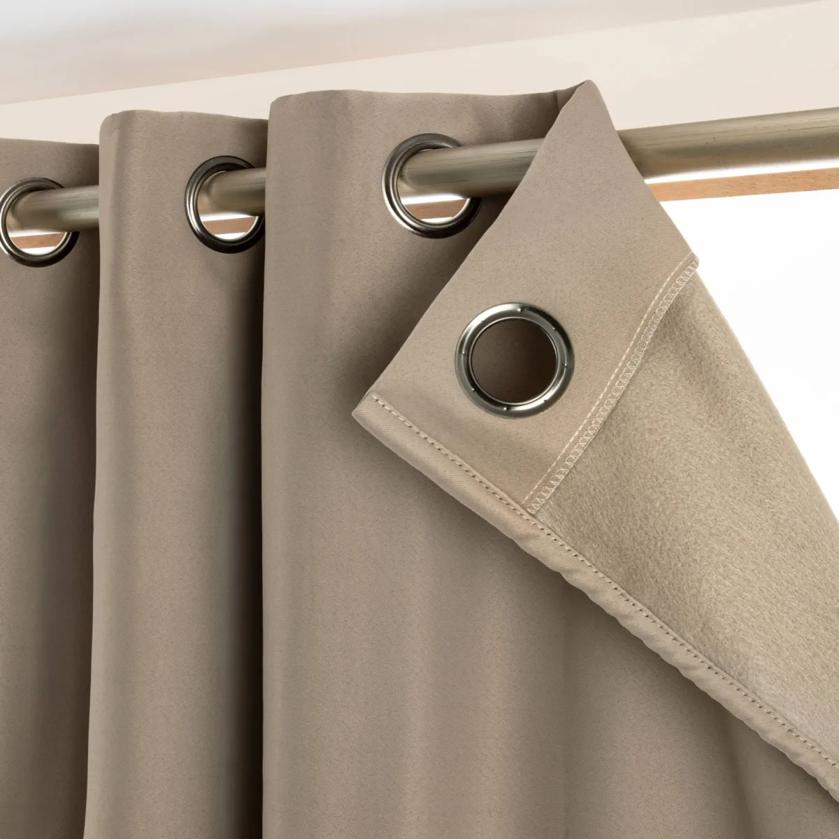 Tenda semi-oscurante termica (140 x 180 cm) Nocta Ecru
